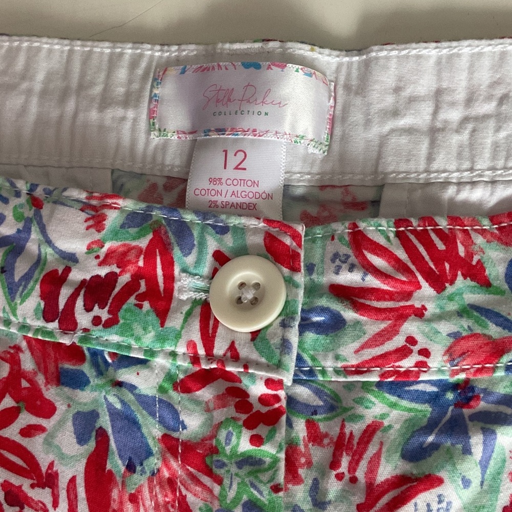 Stella Parker Women's Floral Print Shorts SZ 12 NWT - Picture 4 of 11